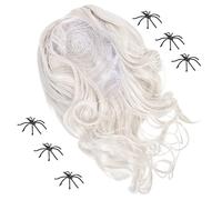FRCOLOR 1 Juego Peluca De Araña Wansheng Peluca Blanca Rizada Accesorio De Disfraz De Halloween Pelo Falso De Las Mujeres Accesorio De Peluca Cosplay Seda Hombre Suministros Constituir