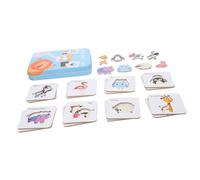 FRCOLOR 1 Juego Puzzle para Juguete Educativo de de Animales Estimula el Desarrollo Infantil para Cumpleaños y Fiestas Material y Seguro
