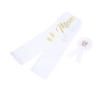 FRCOLOR 1 juego Sash y Pin para Papás y Mamás Punto de Decoración de Shower Ligeros y Cómodos para Celebraciones Especiales