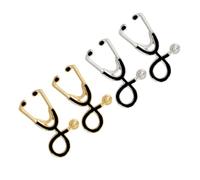 FRCOLOR 1 Paquete Broches de Doctor Diseño de Cartoon Accesorios Decorativos para Ropa Mochilas Plateados