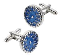 FRCOLOR 1 Par Cufflinks de para Hombres Accesorios Formales de con Diseño de Velocímetro Francesa para Eventos de Negocios y Bodas