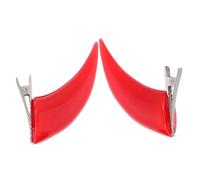 FRCOLOR 1 Par De Cuernos De : Pequeñas Pinzas Para El Pelo Con Forma De Cuerno De Demonio - Horquillas De Resina Para Mujeres Y Niñas - Accesorios Creativos Para Disfraces De