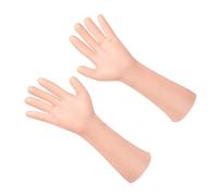FRCOLOR 1 par de guantes largos hidratantes para el cuidado de las manos, guantes hidratantes para eliminar la piel muerta de las manos, manoplas suaves