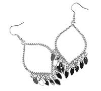 FRCOLOR 1 Par Pendientes Largos Mujeres Aretes Dangle Borlas Accesorios Elegantes y Ocasiones Especiales