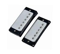 FRCOLOR 1 par Pickup Humbucker Doble para Guitarra Eléctrica Cromado Compatible con Lp de Altura y Protección Antiruidos