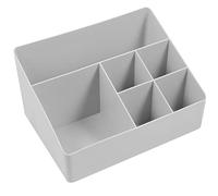 FRCOLOR 1 Pc Caja De Almacenamiento De Cosméticos Estuche De Maquillaje Limpiador Organizadores De Maquillaje Bolsa De Cuidado De La Piel Tapa Grey Páginas
