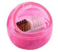 FRCOLOR 1 Pc Limpiador De Cabezal De Molienda Agente De Mudanzas Clavo Bloquear Esmalte De Uñas El Secado Taladro De Uñas Profesional Pulir Pegatinas Explotar Polaco Acero Inoxidable Rosa