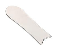 FRCOLOR 1 Pc Tablero De Raspado Estafador Equipo Desencadenar Tazas Faciales Mini Masaje Raspador Paraca Masaje De Punto De Activación Palo De Masaje Herramienta Silver Acero Inoxidable