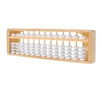 FRCOLOR 1 Pieza Abaco de Madera Educativo para con Bolas Herramienta de Cálculo Portátil para Educación Matemática Infantil de Aprendizaje Casa o Escuela Color Aleatorio