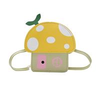 FRCOLOR 1 Pieza Bolsa de Accesorios para bebés Bolsa de Hongos para Sling Bag Shoulder Bag monederos de Dibujos Animados para Bolsa de Cambio para Cuero PU Yellow