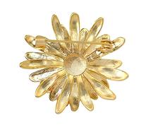 FRCOLOR 1 Pieza Broche De Abeja Margarita Broches y Alfileres Para Mujer Broche De Girasol Broche De Abejas Broches De Sostenedor Del Anillo De Servilleta Aleación Golden