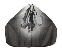 FRCOLOR 1 Pieza De Delantales Para Adultos Capa Estampada Con Capas De Cierre A Presión Delantal Para Peinar El Cabello Tela Delantal De Profesional Capa De Barbería