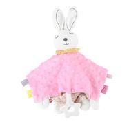 FRCOLOR 1 pieza Toalla de Apego para Bebés Forma de Conejo Juguete de Consuelo Suave y Seguro para Recién Nacidos y Momentos de