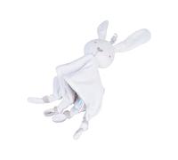 FRCOLOR 1 pieza Toalla Suave para Bebés con Muñeca de Peluche de Conejo para Recién Nacidos Toalla de Consuelo Interactiva para Infantes y Pequeños