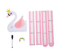 FRCOLOR 1 Set Adhesivo de Pared Extraíble Pegatinas para Niños Patrón Animal 3D Medidor de Estatura Reutilizable para Habitación Infantil