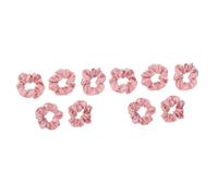 FRCOLOR 10 gomas para el pelo para mujer, perfume, coletero de satén, cuerda elástica para el pelo, para niñas, accesorios para el cabello para mujeres, fragancias para mujeres, lindas rosas,