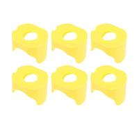 FRCOLOR 10 piezas Cubierta Protector Botón Emergencia Resistente Al Agua Retardante De Llama Para Paro De Emergencia Fácil Instalación