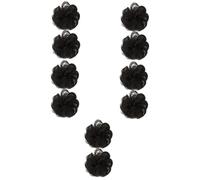 FRCOLOR 10 piezas de peluca de cabeza de bola, pelo sintético, trenza de pelo falso, moño para mujeres, pelo esponjoso, artefacto de pelo, rulos para mujer, anillo de pelo de alta temperatura