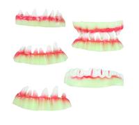 FRCOLOR 10 Piezas dentaduras de zombis disfrazar de vampiro accesorio de de halloween fiesta halloween decoración halloween postizos de terror