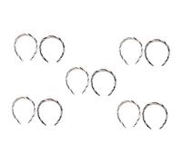 FRCOLOR 10 Piezas diadema de vaca diadema para correr para mujer Venda diademas de moda diademas para mujer decoraciones para el cabello de animales de vaca Metal