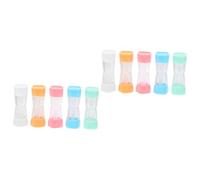 FRCOLOR 10 Piezas Estuche para Lentes De Contacto Titular De La Caja Juego De Lentes De Contacto Casos De Contacto Titular De Viaje Porta Lentes Caso De Contacto Visual Plástico Médico Abs