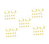 FRCOLOR 10 Piezas Juego De Cartas Diadema Nupcial Lazos Para El Cabello Para Mujeres. Accesorios Para El Cabello Para La Novia Diadema De Girasol Para Boda Pinza De Pelo De La Boda Tela