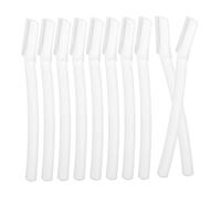 FRCOLOR 10 Piezas juego de recortador de cejas herramientas para recortar cejas afeitadora de vello facial para mujer maquinillas de afeitar para cejas hoja de acero inoxidable