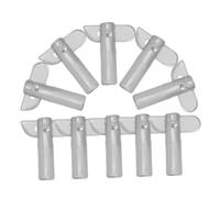 FRCOLOR 10 Piezas Pasadores Bloqueo Galvanizados de Acero para Andamios Pines de Fijación para Estantes Clavijas Soldadas Resistentes para Construcción Segura