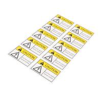 FRCOLOR 10 piezas Pegatinas Adhesivas de Advertencia Riesgo Eléctrico Uds Vinilo Resistente Agua para Cajas Eléctricas Señal Precaución Voltaje Seguridad