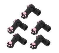 FRCOLOR 10 piezas Protector de Silicona para Herramientas de Manicura con Funda Antideslizante Forma de Pata de Gato Compatible con Tijeras Pinzas y Corta Cutículas para Cuidado de Uñas y