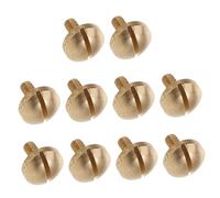 FRCOLOR 10 piezas Tornillos de Núcleo para Instrumentos Musicales Accesorios de Metal para Mecanismos de Llave Plana Fácil para Instrumentos de Tres y Cuatro Llaves