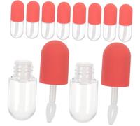 FRCOLOR 10 piezas Tubos de Brillo Labios Recargables Envases para Gloss Labial Sellado sin Fugas Kit Maquillaje Femenino