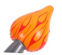 FRCOLOR 10 piezas Unidades Antorchas Inflables para Fiesta y Cosplay Accesorios para al Aire Juguetes para Decoración Realista para Eventos y Competencias Deportivas