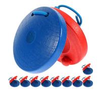 FRCOLOR 10 Piezas Wooden Rhythm Instruments For For Music Education and Auditory Development Portable and Lightweight