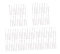 FRCOLOR 100 cepillos para cejas micro con tapa, peine para cejas, profesional, pincel de maquillaje, cepillo interdental, pinceles de maquillaje para niñas, pinceles de maquillaje portátil, mini color