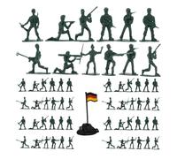 FRCOLOR 100 Miniaturas de Soldados Juguetes para Niños 100 Piezas Figuras de Personas Diminutas Accesorios para Proyectos Escolares Decoración para Mesa de Arena Kit de Juguetes