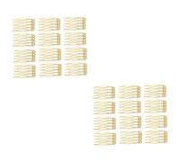 FRCOLOR 100 peines de tocado peine de metal para velo, peine de horquilla, peines para mujeres, pinzas para el cabello para mujeres, peines para el cabello para mujeres, dentaduras francesas, niño