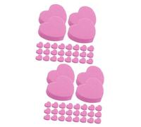 FRCOLOR 100 Piezas amor lima de uñas limas para uñas as bloque de a de para as de manicura a de de esponja a de de bloque de doble cara rosa