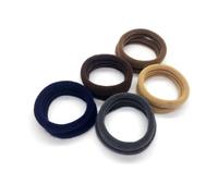 FRCOLOR 100 Piezas Anillo de Toalla Banda Elástica Set de Bandas Cabello Cabello para Coletas y Peinados