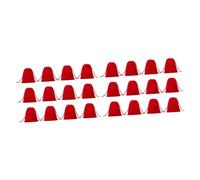 FRCOLOR 100 Piezas Bolsas De Joyería Bolsas De Arpillera Mochilas De Cuerdas Pendientes De Boda Bolsas De Bolsas De Arpillera Bolsas De Embalaje Azul Rojo