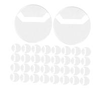FRCOLOR 100 Piezas Cover For Badge Round Badge Protective Cover Transparent Protector For Button Pins Anime Display Storage