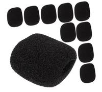 FRCOLOR 100 Piezas Cubiertas de Esponja para Micrófono de Antiventoso para Micrófonos de Accesorios de Audio para Grabación y Entrevistas