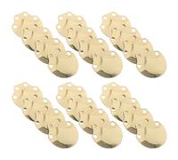 FRCOLOR 100 Piezas Placas para Vestuario Escalas de Reparación de Protección de Acero Inoxidable Dorado Placas Predefinidas Flexibilidad Mejorada Cosplay y Proyectos DIY Color Aleatorio