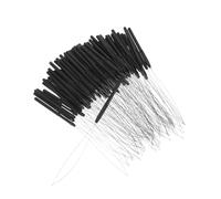 FRCOLOR 100 Piezas Unidades Herramienta de Enhebrado para Extensiones de Cabello con Mango de Plástico Aguja de Tracción para Cuentas y Ganchos para Inserción Rápida Portátil y Resistente