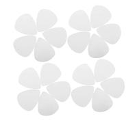 FRCOLOR 100 Piezas Unidades Plectros para Guitarra Acero Inoxidable Resistentes con Borde Suave Accesorios para Músicos Eléctricos y Acústicos Diseño Ergonómico y Acabado Plateado Elegante