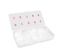 FRCOLOR 1000piezas Uñas Postizas Ultrafinas Sin Para Salón De Transparentes Uñas Press Herramientas De Manicura