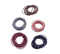 FRCOLOR 100piezas Banda De Goma Elástica Alta Sin Costuras Para Coletas Coletero Para Mujer y Niña Goma Pelo Elástica