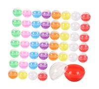 FRCOLOR 100piezas Bolas Vacías Rellenables Para Máquinas Expendedoras y Gumballs Contenedores Transparentes Para Juguetes y Dulces Para Fiestas y Eventos