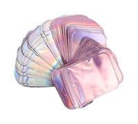 FRCOLOR 100piezas Bolsa De Joyería Reutilizable Translucida Para Pendientes y Accesorios Paquete Para Almacenamiento y Embalaje De Joyas