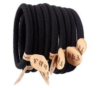 FRCOLOR 100piezas Cuerdas De Nailon De Aro Pelo Coletero De Moda Sujeta De Caballo Coletero Sencillo